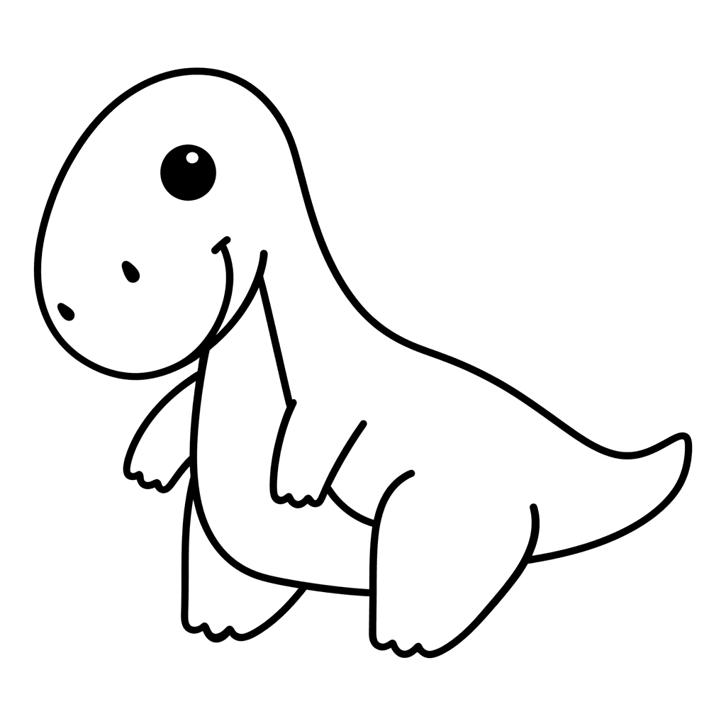 멋진 공룡 색칠공부