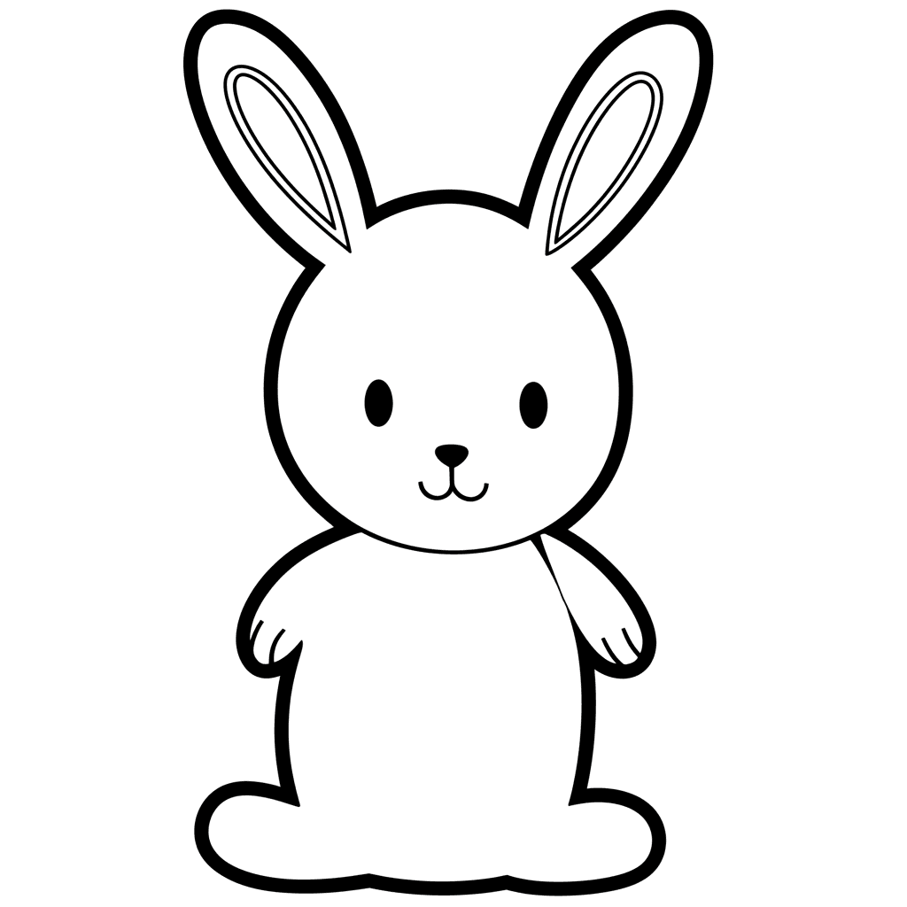 깡총깡총 토끼 색칠공부