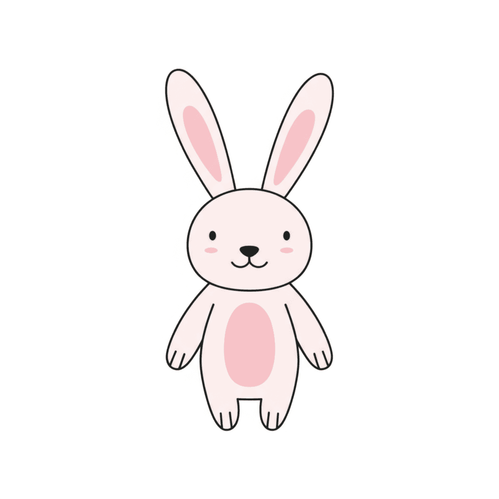 깡총깡총 토끼 색칠공부