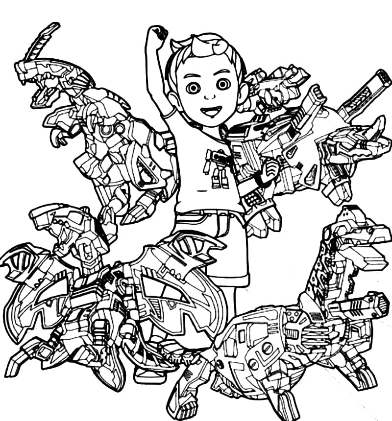 헬로 카봇 어린이용 색칠공부