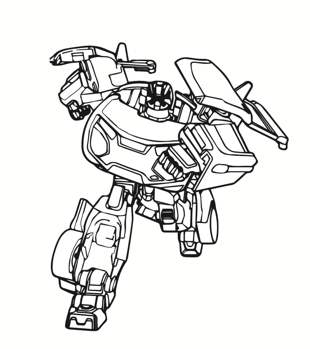 헬로 카봇 인쇄용 색칠공부