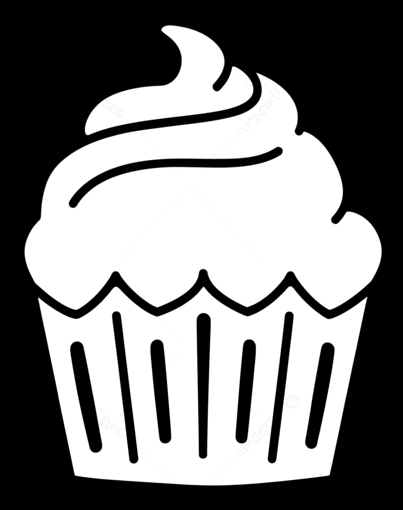 달콤한 컵케이크 색칠공부