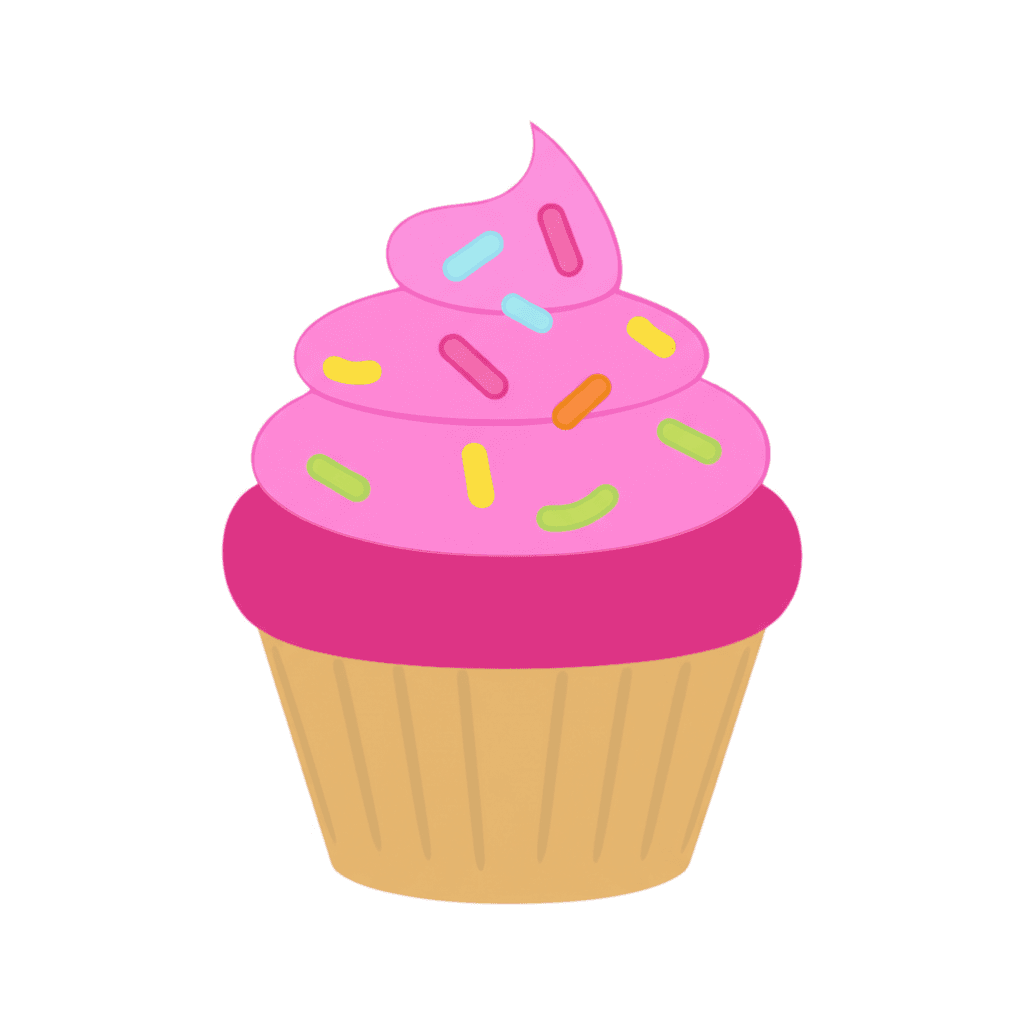 달콤한 컵케이크 색칠공부