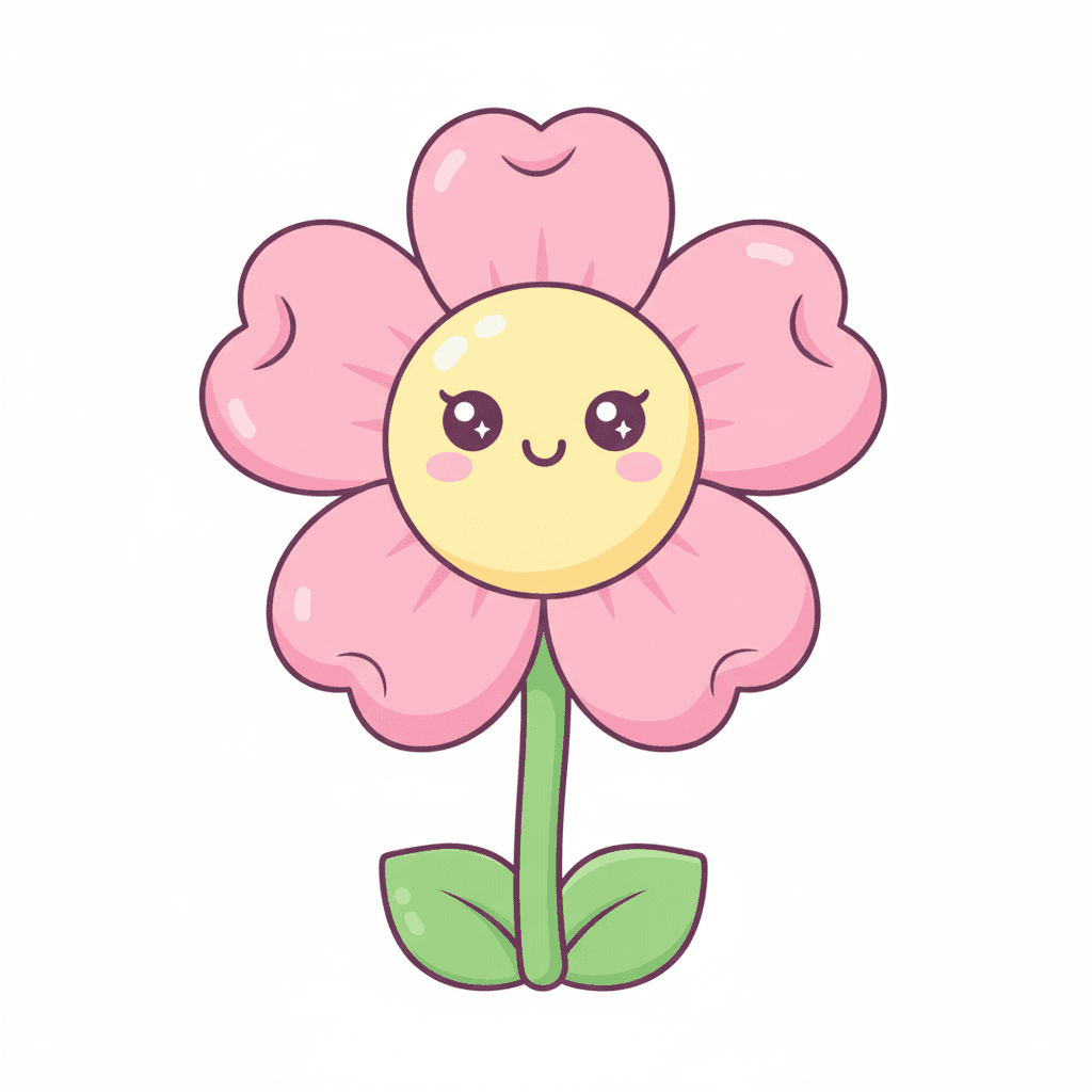 예쁜 꽃 색칠공부