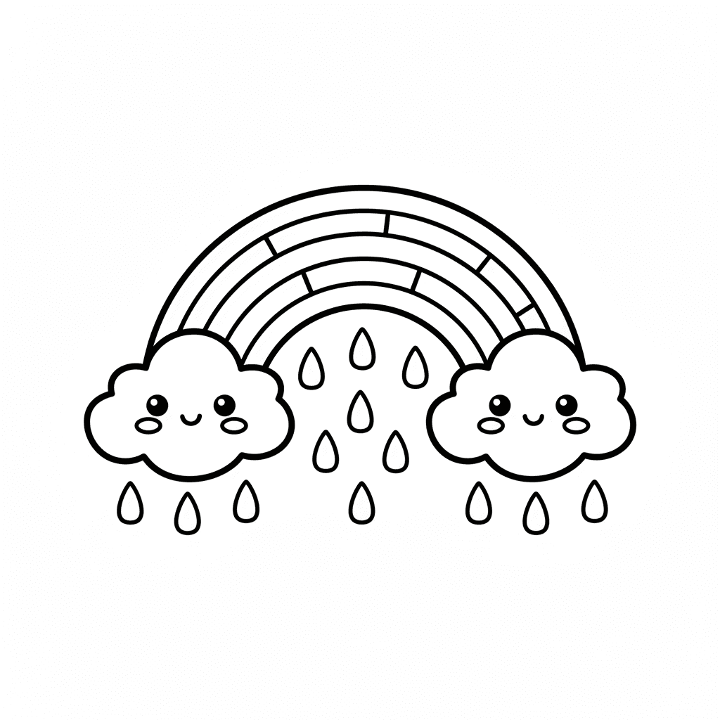 알록달록 무지개 색칠공부