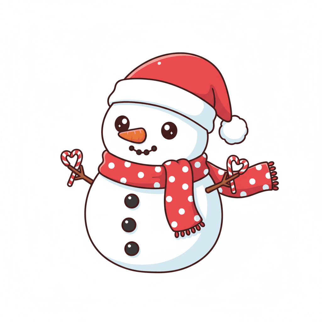 겨울 눈사람 색칠공부