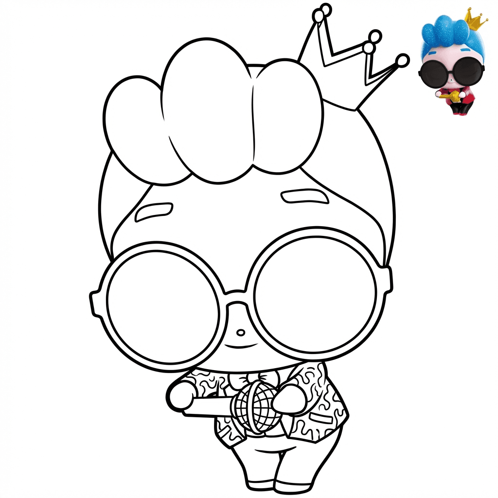 프린스 티니핑 - 트롯핑 색칠공부