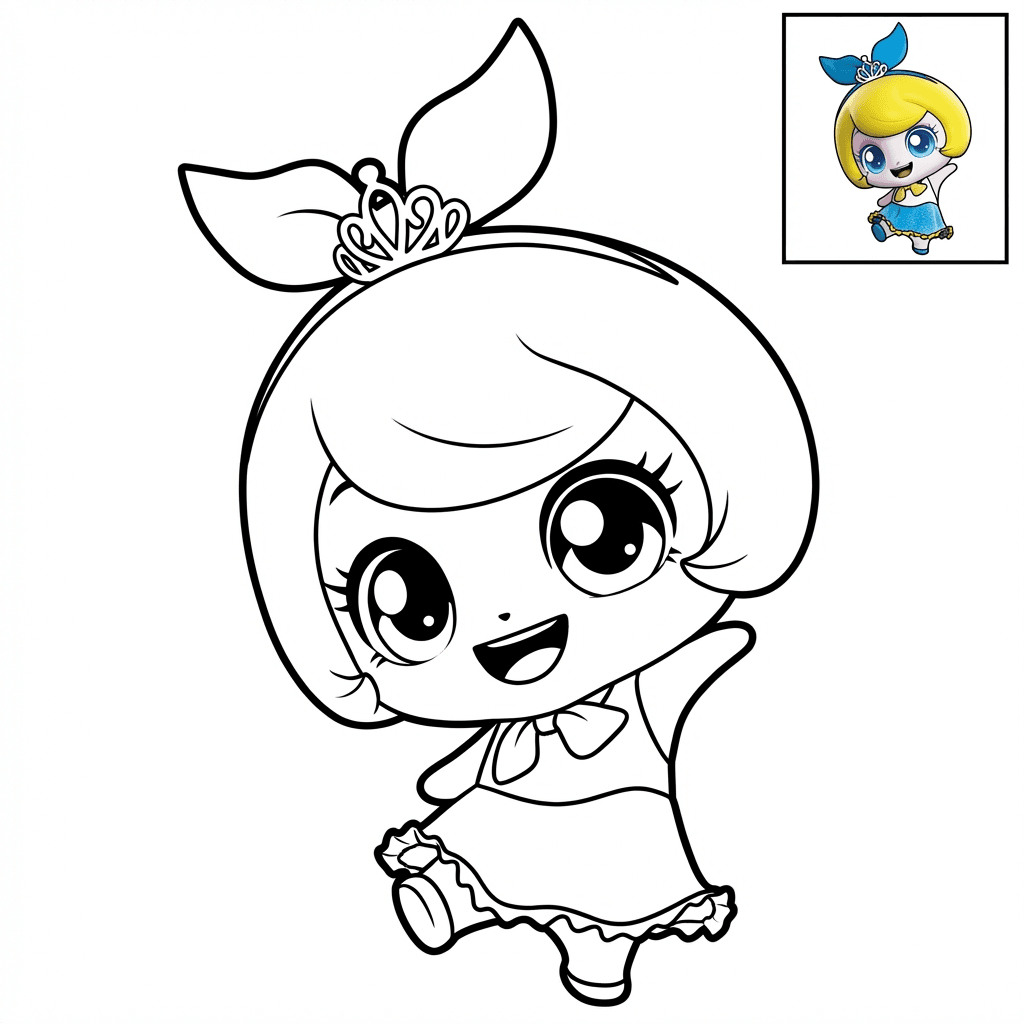 프린세스 티니핑 - 차밍핑 색칠공부