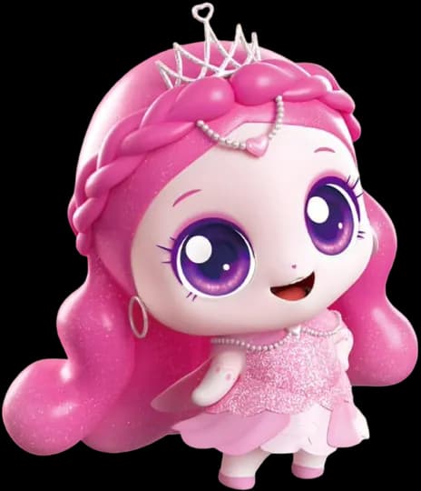 프린세스 티니핑 - 실크핑 색칠공부