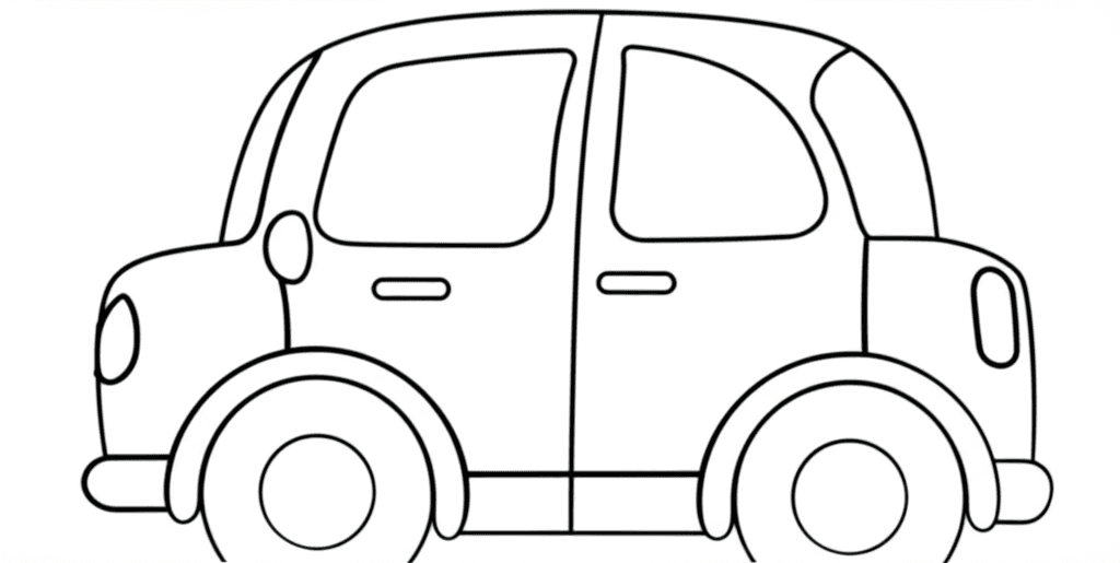 멋진 자동차 색칠공부