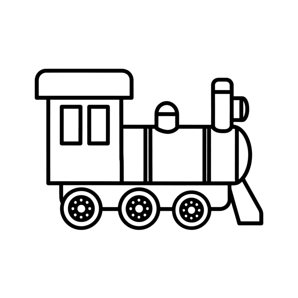 칙칙폭폭 기차 색칠공부