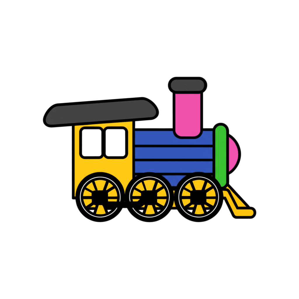 칙칙폭폭 기차 색칠공부